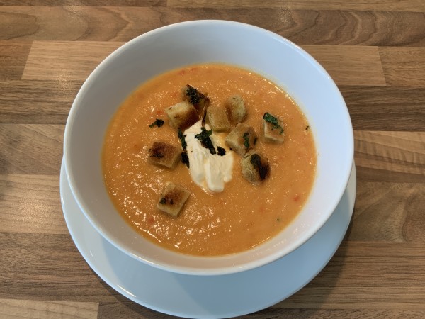 Paprika-Karotten-Suppe